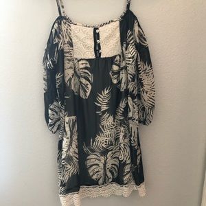 Hawaiian print dress